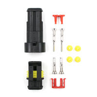 282080-1/282104-1 Connecteur Électrique Étanche Mâle 2 Broches pour Boîtier de Terminal Automobile, Prise et Accessoires de Connecteurs Auto