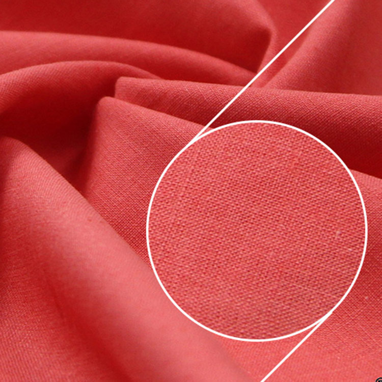 New Products Fashion Pure Color Woven 55 Linen 45 Rayon L/V10*10 Linen Rayon Linen Viscose Fabric