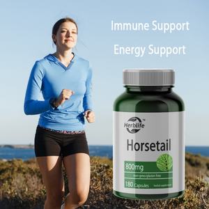 Capsules d'herbe de queue de cheval OEM/ODM 800 mg |   180 unités |   Complément alimentaire à base d'extraits d'herbes, sans OGM, sans gluten, soutien immunitaire - Product Image 3