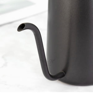 Cafetera <span class=keywords><strong>de</strong></span> Teflón Negra con Boquilla Larga y Estrecha <span class=keywords><strong>de</strong></span> Acero Inoxidable, 250/350/600 ml, para Verter Café, Tetera - Product Image 6