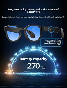 Lunettes Intelligentes AIMB S1 AI avec Caméra HD 8MP, Traduction, Interaction Intelligente, Enregistrement Vidéo 1080P, Assistant Vocal - Product Image 6