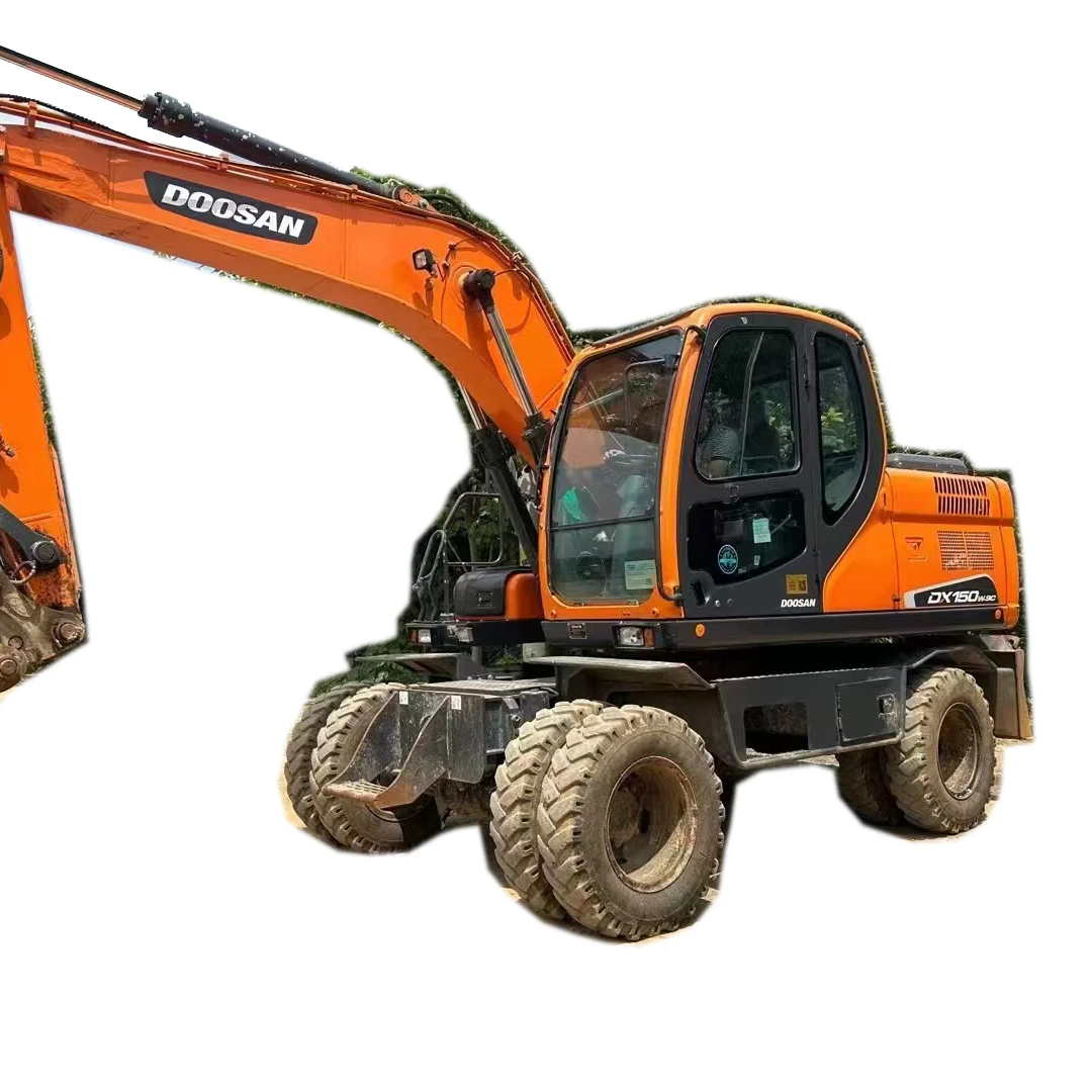 Экскаватор DX150W-9 Doosan DX150W с резиновой шиной, 15 тонн, DH150W-7