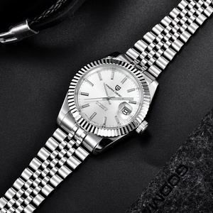Montre automatique PAGANI DESIGN PD-1645 pour homme, étanche 100 m, 42 mm, acier inoxydable, verre saphir, calendrier. - Product Image 3
