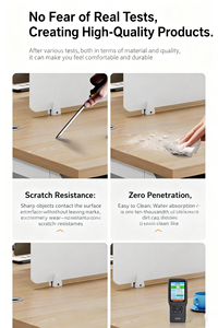 Escritorio de Oficina de Diseño Abierto Creativo para 3/4/5 Personas, Combinación de Escritorio de Computadora Simple, Fácil de Ensamblar, Escritorio para Empleados de Forma Única - Product Image 6