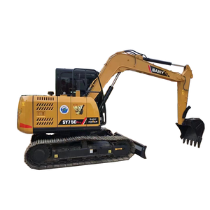 Trung Quốc giá rẻ giá ban đầu được sử dụng Sany sy75 ISUZU động cơ 7.5ton máy xúc bánh xích với bơm & hộp số 2020 mô hình - Product Image 1