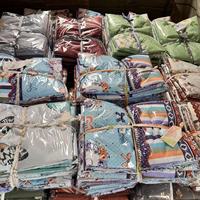Vente en gros draps de lit pour lit queen 3 en 1 draps plats en microfibres 2 places draps de lit avec taies d'oreille