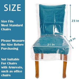 <span class=keywords><strong>Housse</strong></span> <span class=keywords><strong>de</strong></span> <span class=keywords><strong>chaise</strong></span> haute en PVC transparent, <span class=keywords><strong>protection</strong></span> <span class=keywords><strong>de</strong></span> <span class=keywords><strong>chaise</strong></span> en plastique imperméable, <span class=keywords><strong>housse</strong></span> <span class=keywords><strong>de</strong></span> siège anti-poussière, anti-rayures, résistante aux chats pour enfants - Product Image 3
