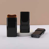 Bâton de fond de teint vide à double extrémité avec pinceau 15g Bâton correcteur Contouring Bâton de protection solaire Bâton déodorant Baume emballage