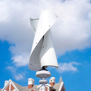 Tuabin gió thẳng đứng nhỏ 1kw 2kw 5kw Máy phát điện năng lượng tái tạo 48v Hệ thống năng lượng mặt trời lai công suất cao - Product Image 2