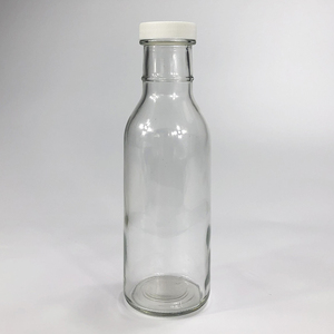 Bouteille en verre ronde de 12 oz de haute qualité pour <span class=keywords><strong>ketchup</strong></span>, avec bouchon à vis et impression sérigraphique pour sauce - Product Image 6