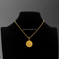 Collier pendentif boussole pirate rétro pour homme, en acier inoxydable, collier de voyage pour marin, argent, or, noir, pour jeune garçon, adulte, cadeau pour fils