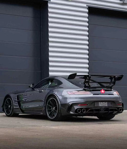 Pièces automobiles pour <span class=keywords><strong>Mercedes</strong></span> AMG <span class=keywords><strong>GT</strong></span> GTC GTS Kit de carrosserie AMG <span class=keywords><strong>GT</strong></span> amélioré série noire style pare-chocs avant et arrière Kit de carrosserie de capot de spoiler - Product Image 5