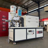 Horno Rotatorio de Tubo de Acero Inoxidable CHANGRI 1200 con Longitud de Calentamiento de 400 mm, Función de Inclinación, Alimentación Automática y Sistema de Atmósfera