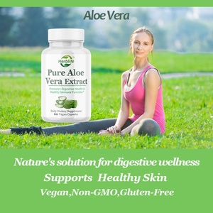 Cápsulas de Aloe Vera de Marca Privada OEM ODM de 500 mg - Suplemento para la Salud Digestiva, Apoya la Salud de la Piel y el Sistema Inmunitario - 60 Porciones - Product Image 3