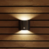 Lampes murales solaires LED en aluminium, 800 cycles de charge complète, étanches IP44, forme carrée, blanc chaud 3000K, pour extérieur, véranda, jardin