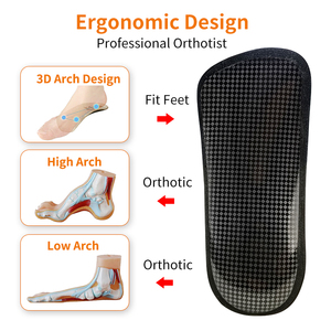 نعال داخلية من مادة TPU، نعال طبية صلبة 3/4 من البلاستيك الآمن - Product Image 6