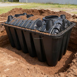 1500 litri facile installazione sotterranea PE fossa settica biodigestore wc escreta smaltimento ecopic leggero fossa settica - Product Image 1