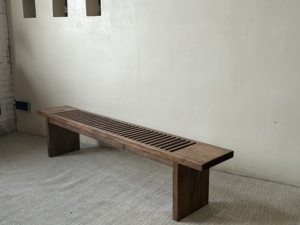 <span class=keywords><strong>Banc</strong></span> en bois massif de style vintage, sculpté à la main, finition antique - Product Image 3