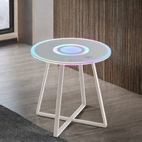 Bar à musique intelligent moderne et élégant avec éclairage LED RGB, commande tactile/sans fil, personnalisable pour la maison, le bar ou le supermarché