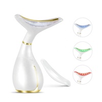 Appareil de beauté portable ST-H309 en vente populaire, appareil de lifting facial à LED, massage du cou, du visage et des yeux