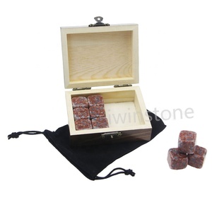 Top Selling <span class=keywords><strong>Amazon</strong></span> Handicrafts Barware Gifts Reusable Ice cubes in Customized Wooden Boxes - Product Image 3