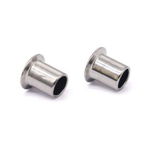 Rivet semi-tubulaire à tête fraisée en acier inoxydable, tête plate, norme ISO, finition brillante, personnalisable, plage de préhension Grade 200-300 - Product Image 3