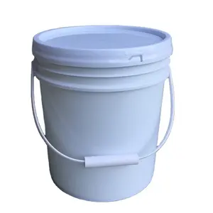 工厂批发圆形食品级可回收多用途15升塑料桶