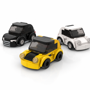 Série de voitures miniatures en blocs de construction 71/83 pièces, modèles de véhicules micro DIY, vente en gros, voitures en briques mignonnes et collectionnables pour enfants, cadeaux - Product Image 1
