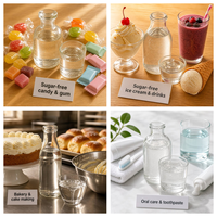 Sorbitol Liquide 70% Min de Qualité Alimentaire et Cosmétique, Édulcorant Liquide Transparent Épais, Humectant, Matière Première – Approvisionnement Direct Usine