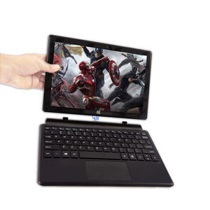 OEM 2 en 1 Tabletas de computadora Pantalla táctil <span class=keywords><strong>Intel</strong></span> <span class=keywords><strong>Celeron</strong></span> <span class=keywords><strong>N4120</strong></span> 10,1 pulgadas Diseño ultra delgado Nueva computadora portátil 2 en 1 computadoras portátiles - Product Image 2