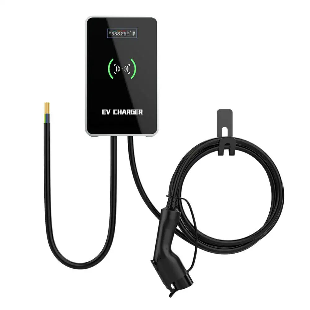 7kw 40 amp level 2 ev charger outdoor 6.6kw on board type1 ev charger