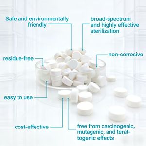 Granulés effervescents de dioxyde de <span class=keywords><strong>chlore</strong></span> Natureleed pour la purification de l'eau potable et l'élimination des odeurs, pureté de 99,99 % - Product Image 4