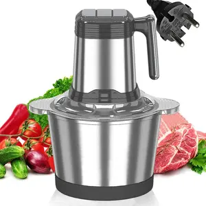 High Quality 3L 300W Food Grinder Electric 3 Speed Food Processor Stainless Steel Meat Chopper for Pureeing