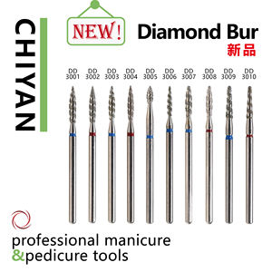 Bộ mũi khoan móng kim cương cao cấp 7 chiếc, kiểu dáng Nga, siêu dài, hình cầu, dùng cho làm móng - Product Image 2