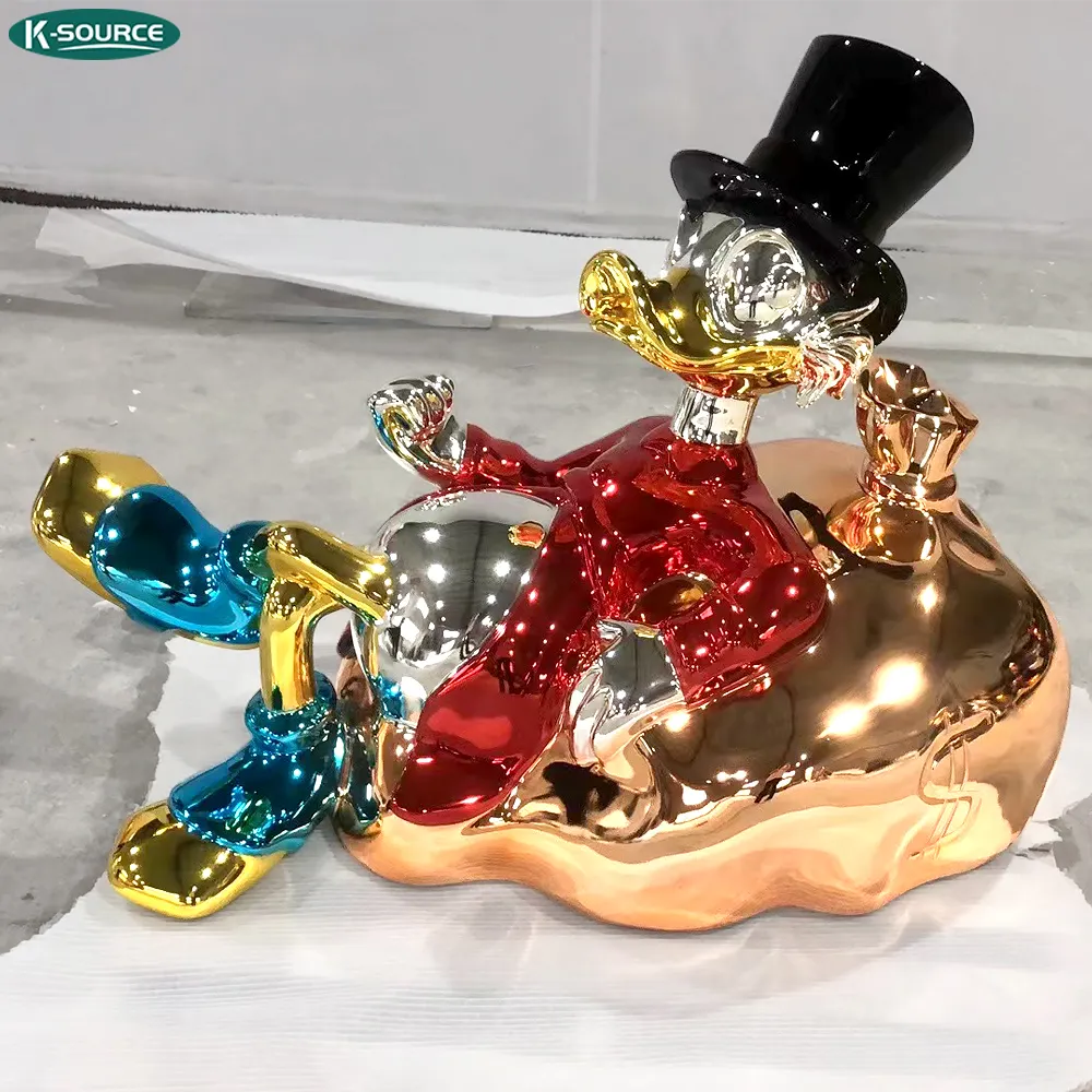 Interior resin-fiberglass decoration plating Alec Monopoly Custom sculpture