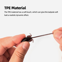 Appât souple réaliste en TPE S/L pour la pêche au leurre et à la mouche, appât souple pour loche sauvage, outils et accessoires de pêche