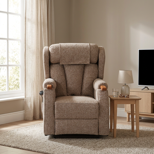 Fauteuil inclinable pour personnes âgées avec appui-tête, soutien lombaire, fonction chauffante, fonction zéro gravité, roues, fauteuil élévateur confortable pour seniors - Product Image 3