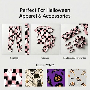 Tessuto Stampato per Halloween con Fantasmi, Tessuto DBP Personalizzato con Stampa Digitale, Tessuti Multiuso per Cucito, Accessori Fai-da-Te, Abiti - Product Image 5