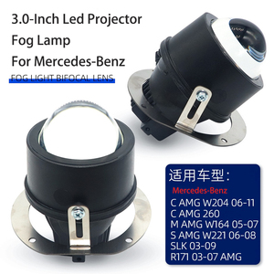 Aililaisi – projecteur Led à longue portée pour <span class=keywords><strong>mercedes</strong></span>-benz, lentille bifocale, Foglight étanche de 3 pouces, feux de croisement et de route - Product Image 2