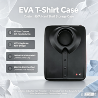 Étui de chemise portable en EVA, écologique, fait main, classique, de luxe, anti-odeur, avec fermeture éclair, pour protéger les t-shirts de la plissoiture