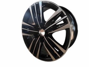 Producción en fábrica Ruedas <span class=keywords><strong>de</strong></span> aleación <span class=keywords><strong>de</strong></span> aluminio <span class=keywords><strong>de</strong></span> 16 pulgadas PCD5x108 Ruedas <span class=keywords><strong>de</strong></span> coche <span class=keywords><strong>de</strong></span> pasajeros del mercado <span class=keywords><strong>de</strong></span> accesorios mecanizadas en negro para Peugeot 308 - Product Image 3