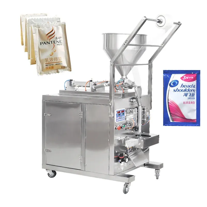 Verkopen Als Warme Broodjes Kapsalon Shampoo Lotion Sachet Pasta Vulling Afdichting Verpakkingsmachine Groothandel