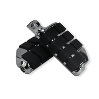 Repose-pieds universels pour moto, montage mâle, 1,25 pouces, 32 mm, pour Harley Sportster Touring Softail Dyna Suzuki