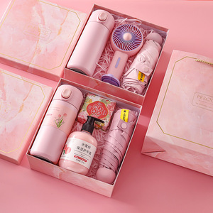 Set de regalo promocional: pequeño termo y paraguas ideal <span class=keywords><strong>para</strong></span> <span class=keywords><strong>el</strong></span> <span class=keywords><strong>día</strong></span> de la madre Año Nuevo y eventos de negocios - Product Image 2