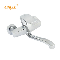 Leirlee — robinet mitigeur de douche en céramique, noir, OEM, robinet mitigeur de bain