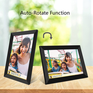 Vente flash : Cadre photo <span class=keywords><strong>numérique</strong></span> WiFi 10,1 pouces avec rotation automatique du <span class=keywords><strong>portrait</strong></span>, album électronique intégré de 16 Go, lecture MP4 - Product Image 2