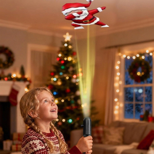 Projecteur LED USB réglable 2026 pour Dropshipping Shopify, Lampe de Nuit de Noël avec Motifs Père Noël - Product Image 3