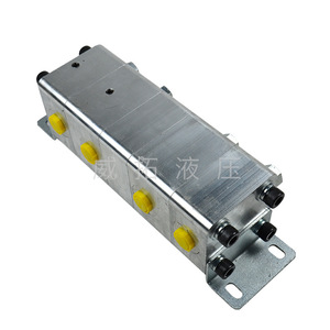 Válvula direccional multivía de un control y cuatro motores sincronizados Weituo Hydraulics para circuitos hidráulicos de minería - Product Image 1