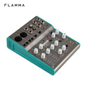 Console de mixage <span class=keywords><strong>Flamma</strong></span> FM10 6 canaux avec interface USB et alimentation fantôme 48V - Product Image 4