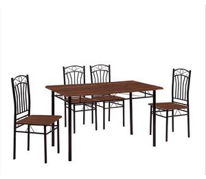 A buon mercato sala <span class=keywords><strong>da</strong></span> pranzo set con metallo dinging set 1 tavolo e 4 <span class=keywords><strong>sedie</strong></span> DS-022 - Product Image 3
